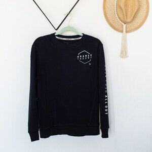 Orangetheory OTF // Black Hexagon Crewneck Sweatshirt